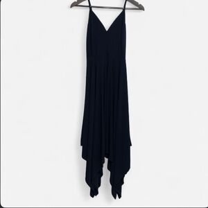 Urban Rose Asymmetrical Black Spaghetti Strap Dress Juniors Size Medium